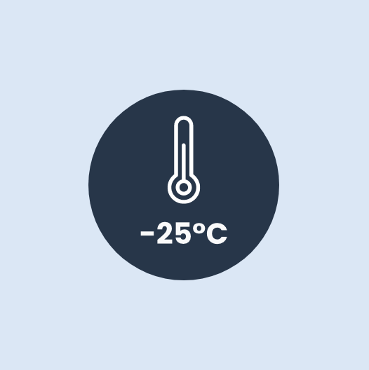 Delovanje do -25 °C