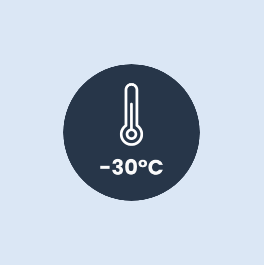 Delovanje do -30 °C