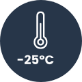 Delovanje do -25 °C