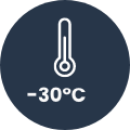 Delovanje do -30 °C